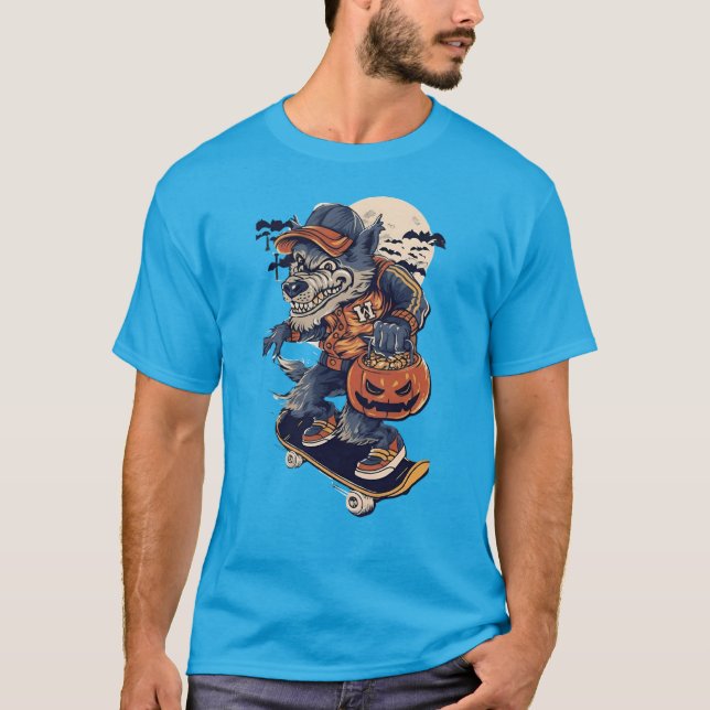 Camiseta T-Shirt A imagem é um desenho animado de um gato (Frente)