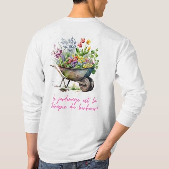 Camiseta T-shirt à manche (Verso)