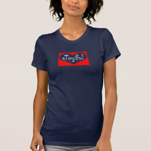 Camiseta T-shirt aberto alegre do coração