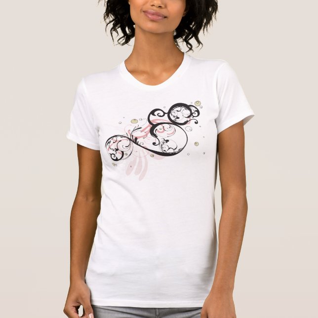 Camiseta T-shirt abstrato (Frente)