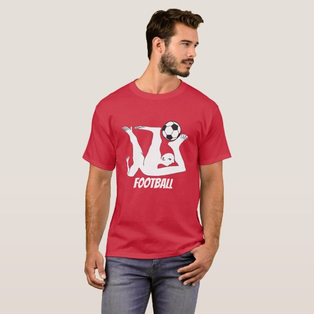 Camiseta T-Shirt Abstrato de futebol (Frente Completa)