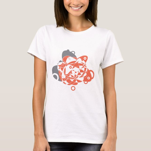 Camiseta T-shirt abstrato de Monte - de Carlo (Frente)