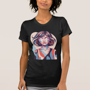 Camiseta T-shirt abstrato Elegance