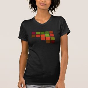 Camiseta T-Shirt abstrato Quares