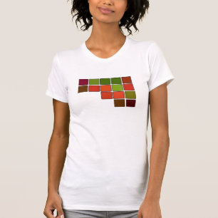 Camiseta T-Shirt abstrato Quares