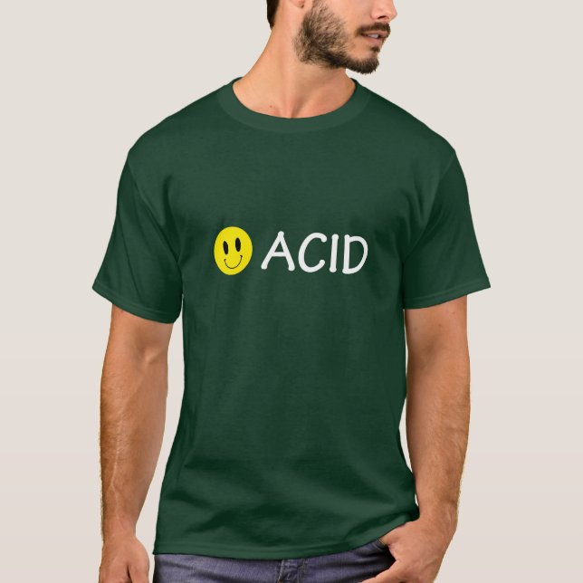 Camiseta T-shirt ácido de Techno (Frente)