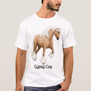 Camiseta T-shirt aciganado do cavalo da espiga