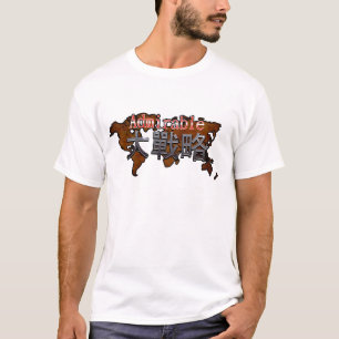 Camiseta T-shirt admirável das táticas