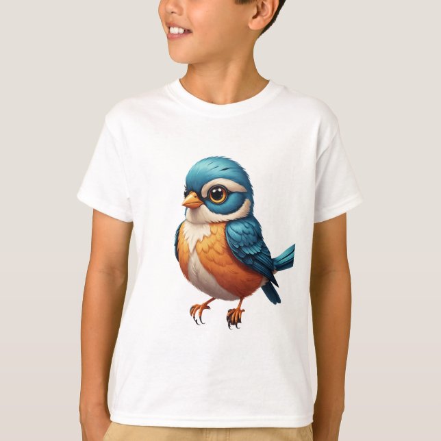 Camiseta T-Shirt Adorable Baby Bird (Frente)