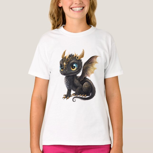 Camiseta T-Shirt Adorable Baby Dragon (Frente)