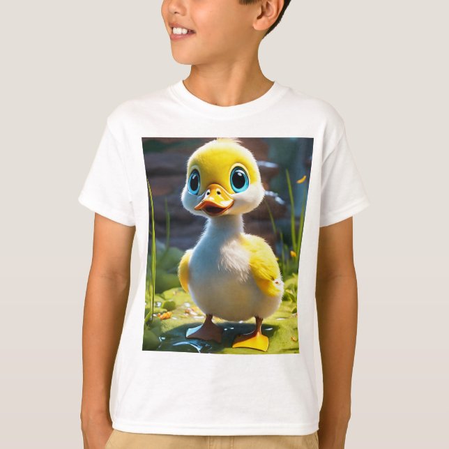 Camiseta T-Shirt Adorable Baby Duck (Frente)