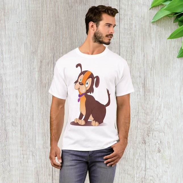 Camiseta T-Shirt Adorable Puppy Mens (Criador carregado)