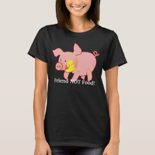 Camiseta T-shirt adorável do porco do bebê