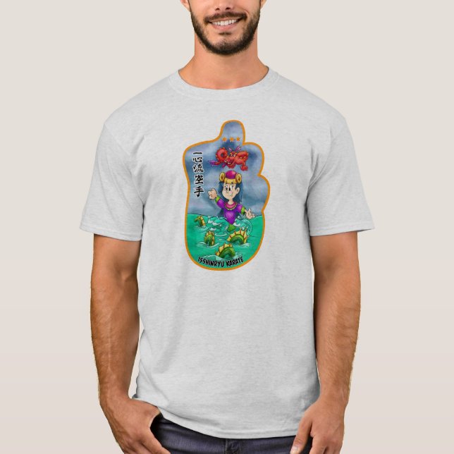 Camiseta T-shirt adulto de Mitzu Gami dos desenhos animados (Frente)