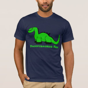 Camiseta T-shirt adulto personalizado do dinossauro para o