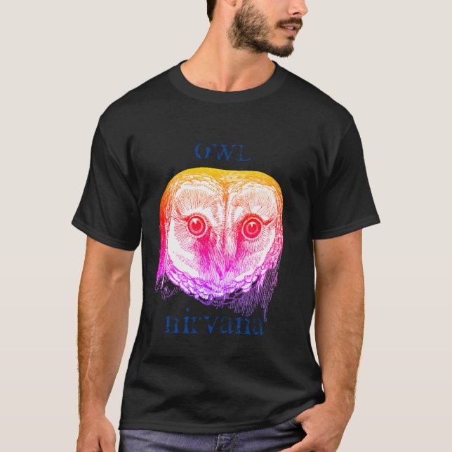 Camiseta T-Shirt Afaste Owl Nirvana (Frente)
