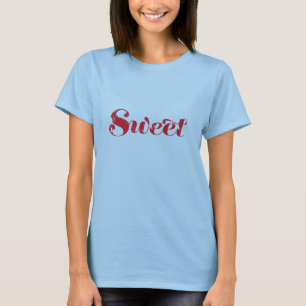 Camiseta T-shirt afligido doce do logotipo