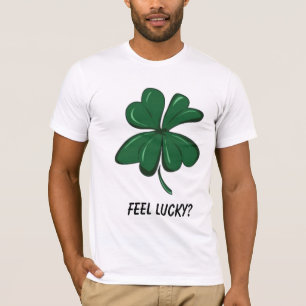 Camiseta T-shirt afortunado da sensação