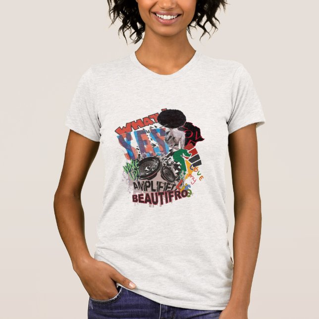 Camiseta T-Shirt afro (Frente)