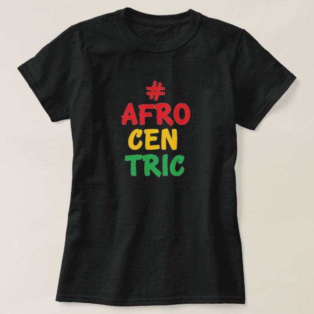 Camiseta T-Shirt Afrocêntrico (Frente do Design)