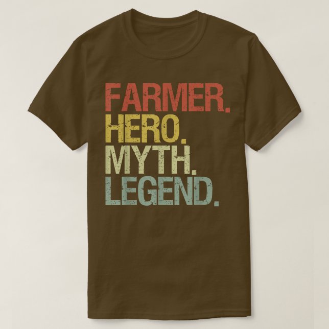 Camiseta T-Shirt agricultor engraçado (Frente do Design)
