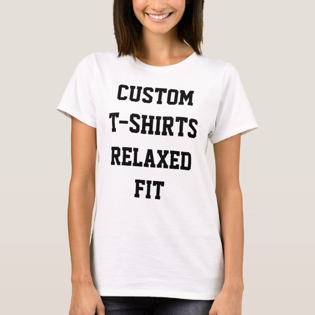Camiseta T-SHIRT AJUSTADO personalizado feminino (Frente)