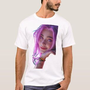 Camiseta T-Shirt Ajustado relaxado