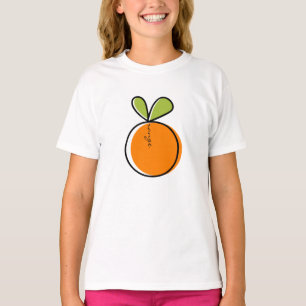 Camiseta T-shirt alaranjado