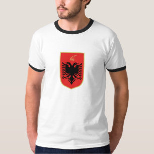 Camiseta T-shirt albanês da brasão