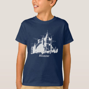 Camiseta t-shirt - Alcazar (branco na obscuridade)