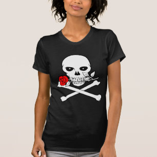 Camiseta T-shirt alegre da obscuridade das senhoras de