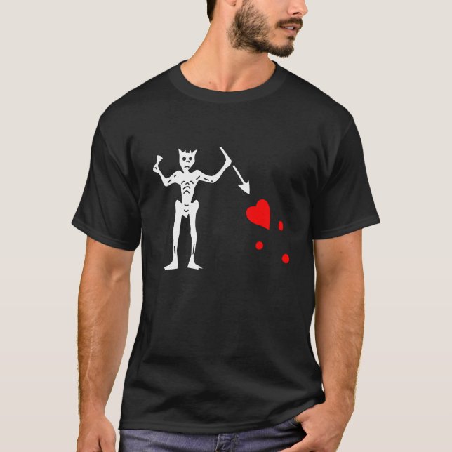 Camiseta T-shirt alegre de Blackbeard Roger (Frente)