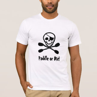 Camiseta T-shirt alegre de Roger do pirata do caiaque