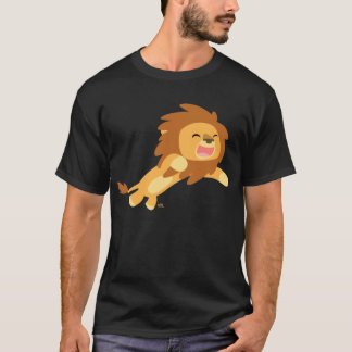 Camiseta T-shirt alegre do leão dos desenhos animados