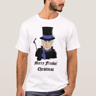 Camiseta T-shirt alegre do Natal de Freakin