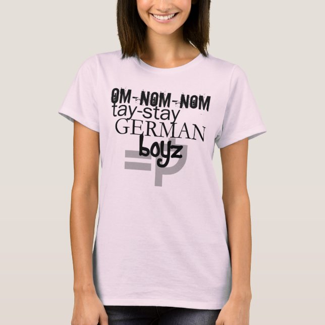 Camiseta T-Shirt Alemães de Tay-Permanência (Frente)