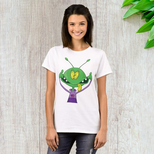 Camiseta T-Shirt Alienígena Louca (Criador carregado)