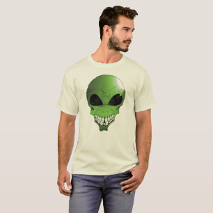 Camiseta T-shirt Alienígena verde