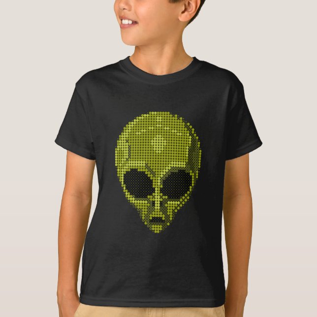 Camiseta T-Shirt Alienígena Verde (Frente)