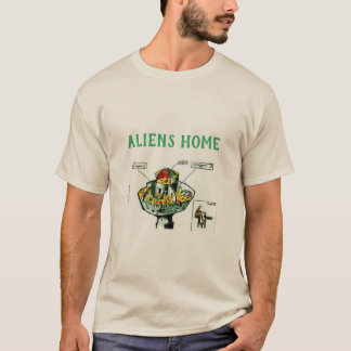 Camiseta T-shirt aliens home