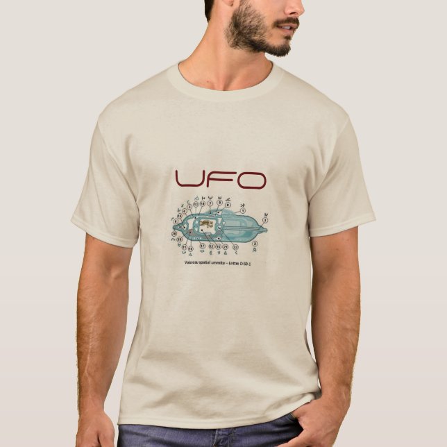 Camiseta T-shirt aliens UFO (Frente)