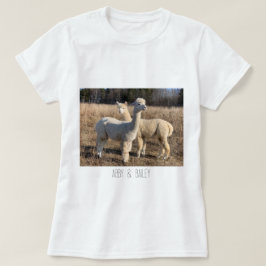 Camiseta T-Shirt - Alpacas Abby & Bailey