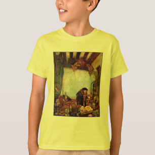 Camiseta T-shirt: Alquimista e seu ouro por Edmund Dulac