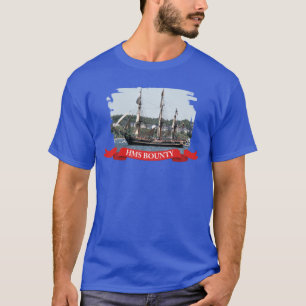 Camiseta T-shirt alto da foto do navio da recompensa do HMS