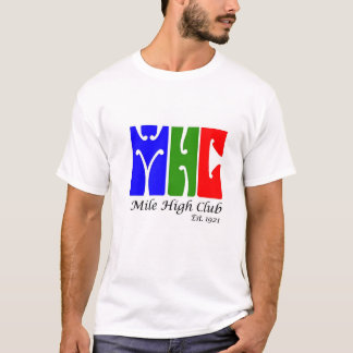Camiseta T-shirt alto do clube da milha
