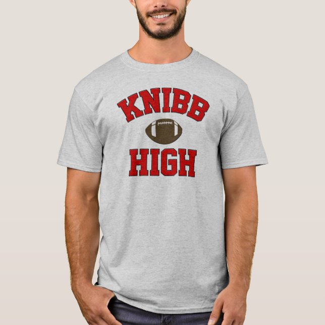 Camiseta T-shirt alto do futebol de Knibb (Frente)