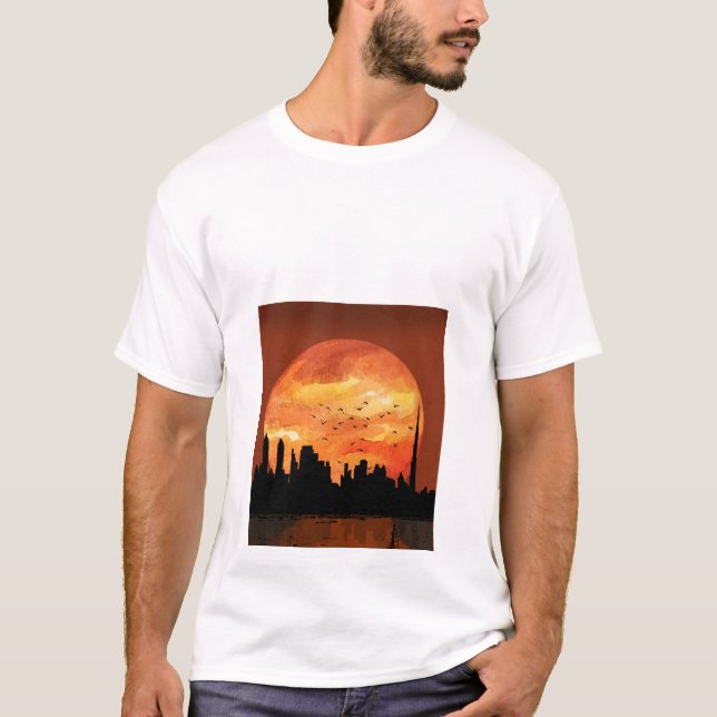Camiseta T-shirt amarela (Frente)