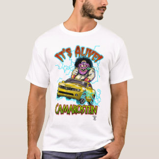 Camiseta T-shirt amarelo de Chevy Camaro SS