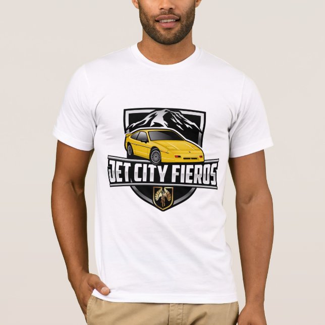 Camiseta T-shirt amarelo de JCF GT (Frente)
