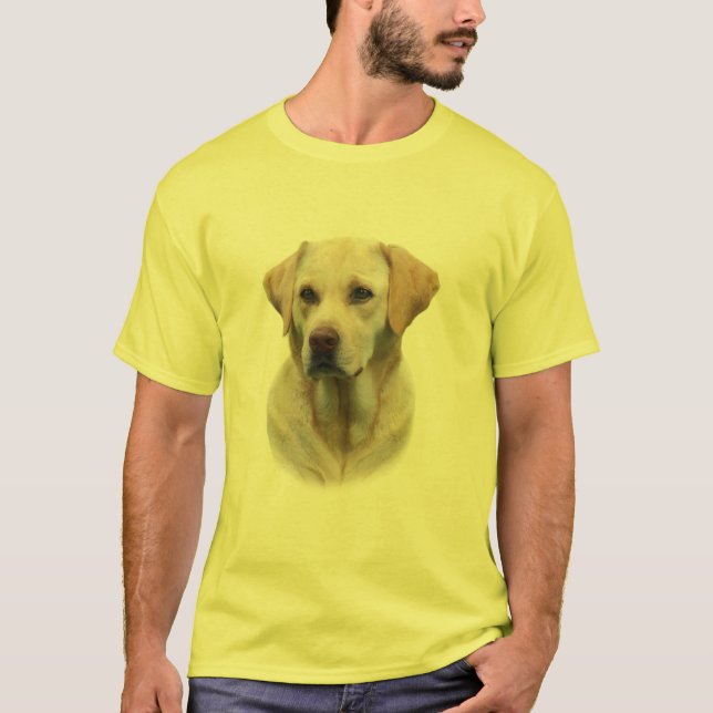 Camiseta T-shirt amarelo do laboratório da manutenção 2 (Frente)